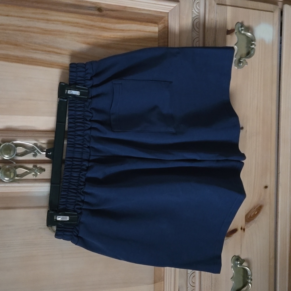 Women's Tarse Brand Navy Shorts Size L - Picture 2 of 3
